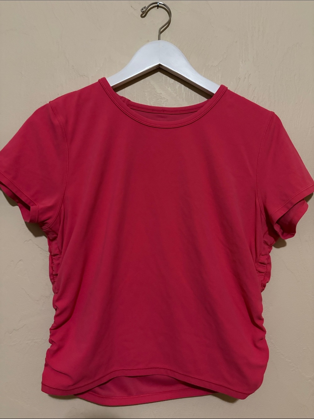 Lululemon Coral All It Takes Nulu Short Sleeve Tee. Great Condition!